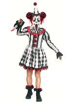 Girls Harlequin Ghost Face Costume