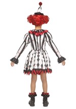 Girls Harlequin Ghost Face Costume Alt 2