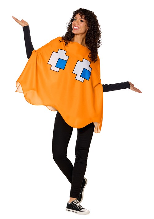 Adult Clyde PAC MAN Poncho Costume