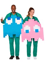 Adult PAC MAN Reversable Pinky Inky Costume