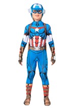 Kids Captain America Zentai Costume Alt 2