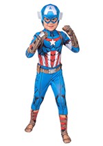 Kids Captain America Zentai Costume Alt 1