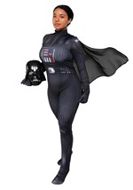 Women's Zentai Suit Darth Vader Costume Alt 6