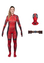 Womens Zentai Suit Ladypool Costume Alt 1