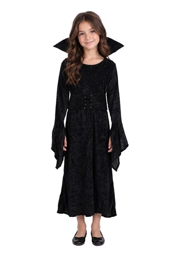 Girl's Black Dress Sorceress Costume