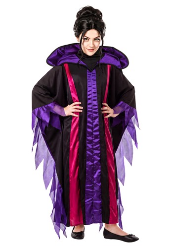 Kids Evil Queen Black Dress Costume