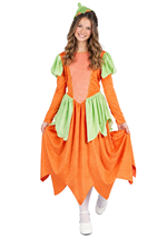 Girls Pumpkin Patches Orange Costume Dress