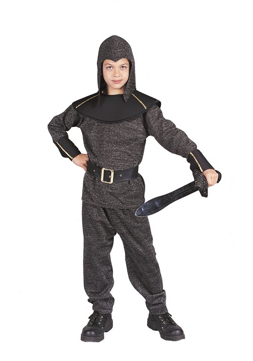 Child King Arthur Silver Costume