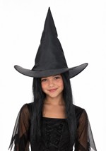 Child Witch Costume Hat with 2 Tone Wig