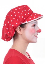 Red Giant Clown Costume Hat with White Dots Alt 3