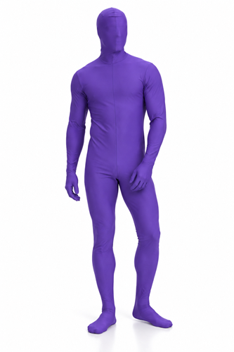 Adult Purple Invisible Man Costume