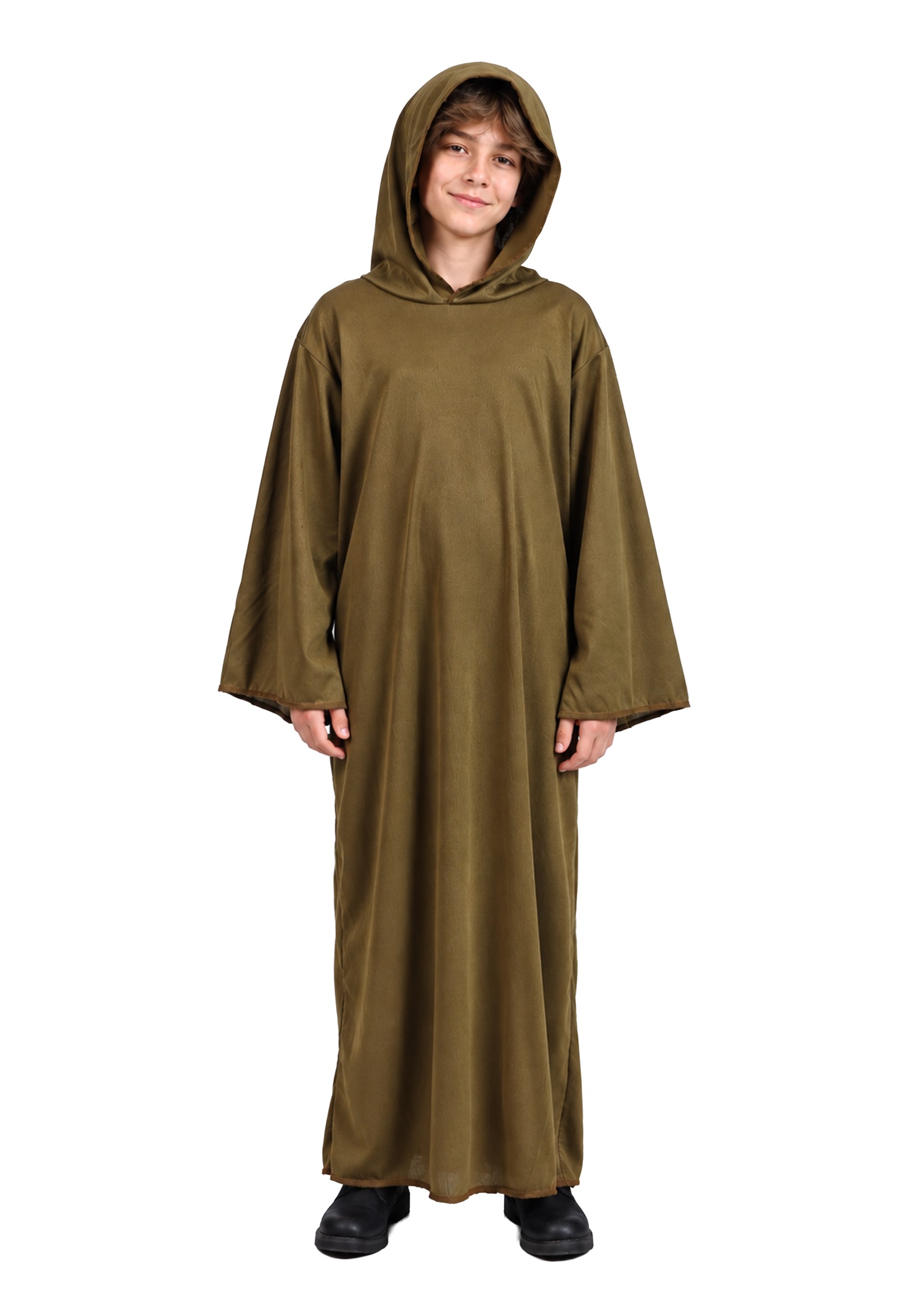 Kid's Olive-Colored Monk Costume Robe | Storybook Costumes