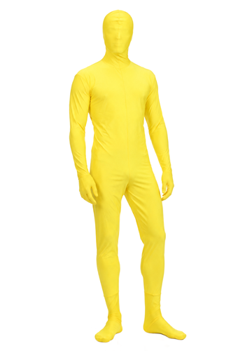 Adult Invisible Yellow Man Costume