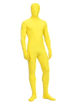 Adult Invisible Yellow Man Costume