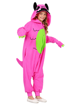 Kids Taco the Pink Monster Union Suit Costume
