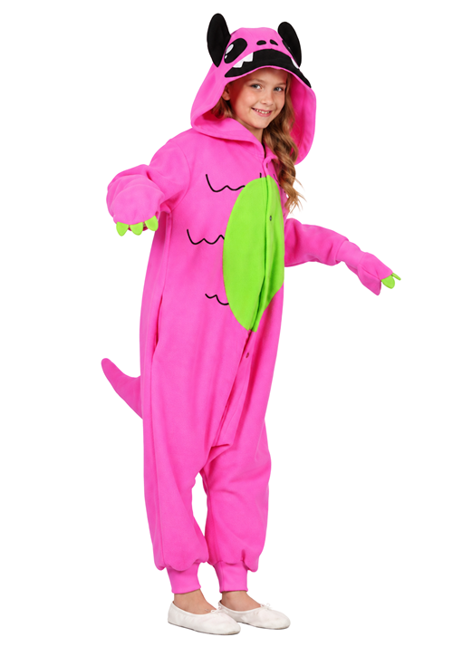 Kids Taco the Pink Monster Union Suit Costume