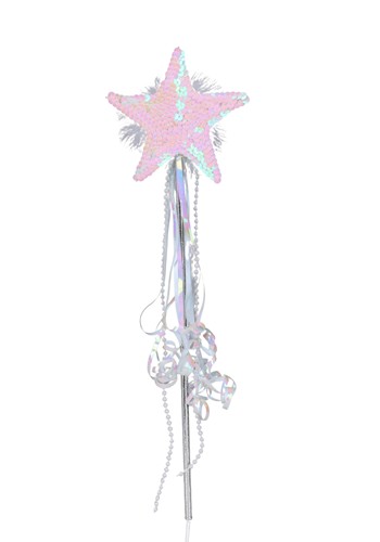 Fairys Pink Sequin Accessory Wand