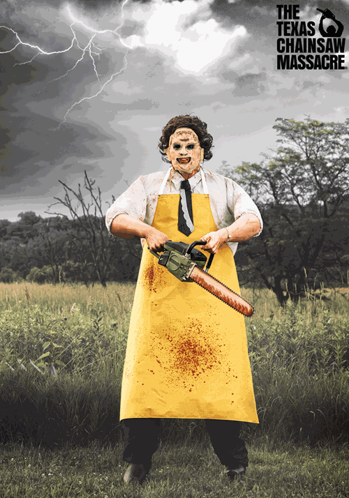 Texas Chainsaw Massacre Leatherface Animatronic Decoration 1