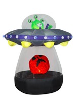 Animated Alien Spacecraft Inflatable Decoration Alt 1