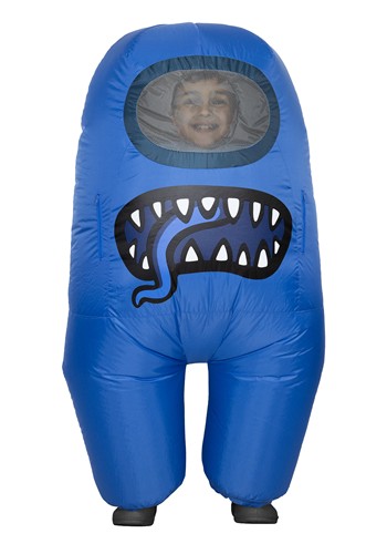 Kids Among Us Blue Imposter Inflatable Costume