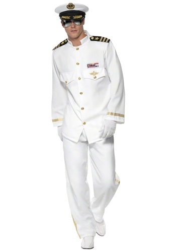 Click Here to buy Mens Deluxe Captain Costume from HalloweenCostumes, CDN Funds & Shipping