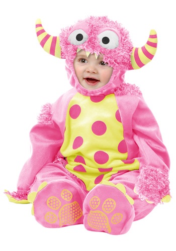 Infant Pink Mini Monster Costume