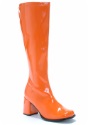 Orange Gogo Boots