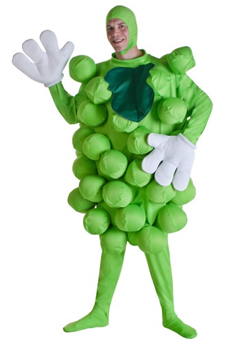 Click Here to buy Green Grapes Costume from HalloweenCostumes, CDN Funds & Shipping
