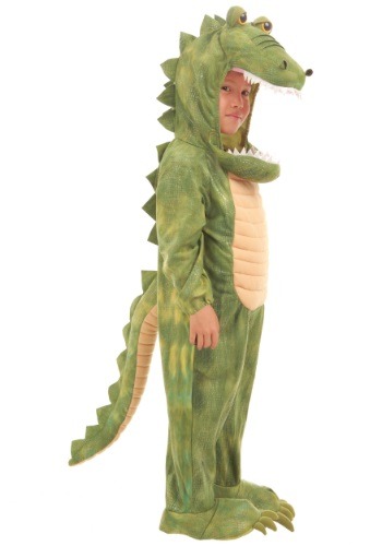 Click Here to buy Kids Cozy Green Alligator Costume | Animal Costumes from HalloweenCostumes, CDN Funds & Shipping