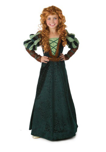 Girls Courageous Forest Princess Costume