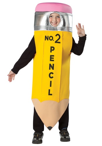 Click Here to buy Kids #2 Pencil Costume from HalloweenCostumes, CDN Funds & Shipping