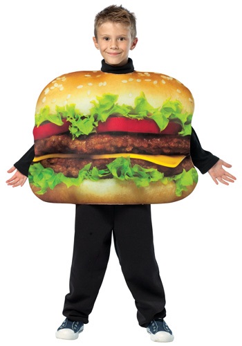Click Here to buy Kids Cheeseburger Costume from HalloweenCostumes, CDN Funds & Shipping