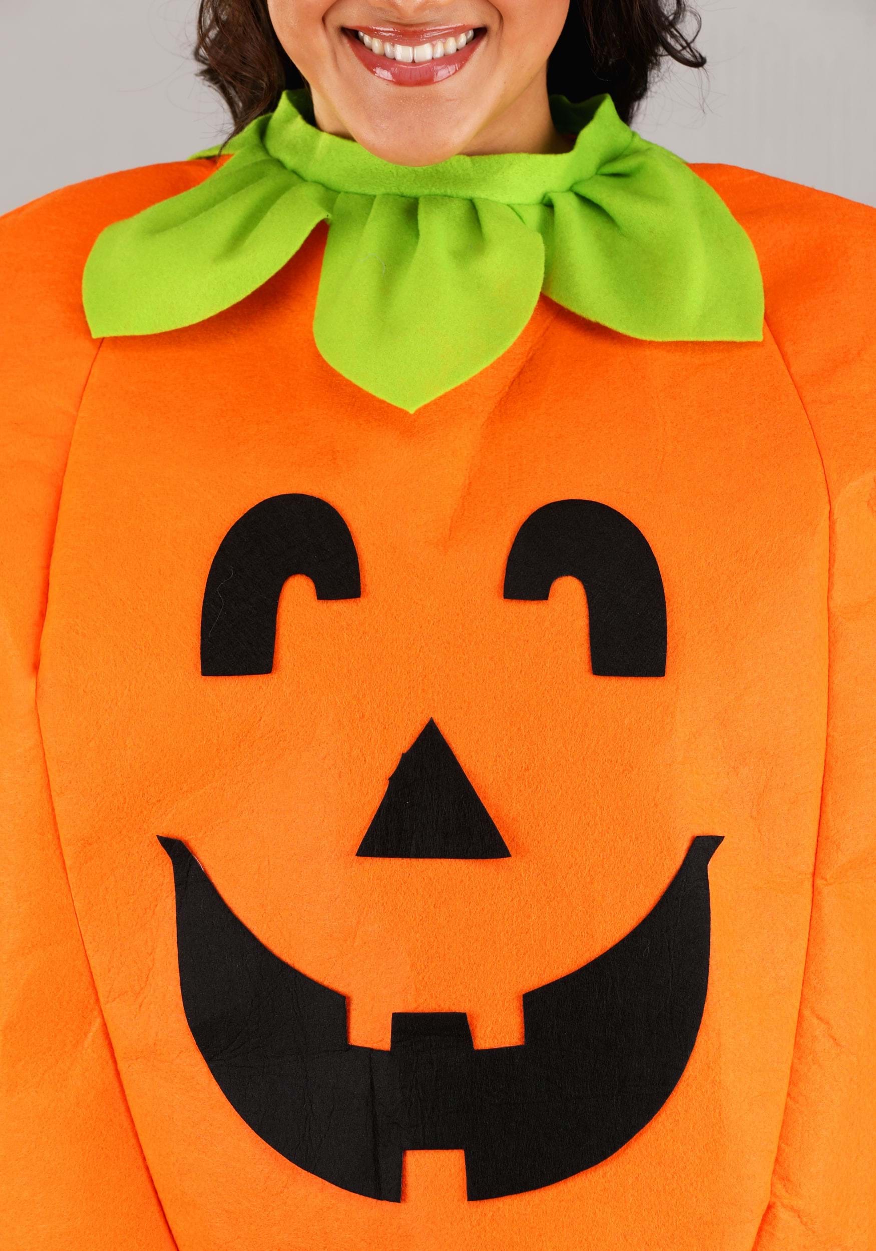 Plus Size Pumpkin Costume For Adults 1X