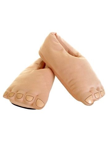 Click Here to buy Mens Plush Caveman Costume Feet from HalloweenCostumes, CDN Funds & Shipping