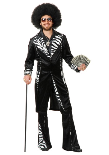 Click Here to buy Plus Size Mac Daddy Pimp Costume from HalloweenCostumes, CDN Funds & Shipping
