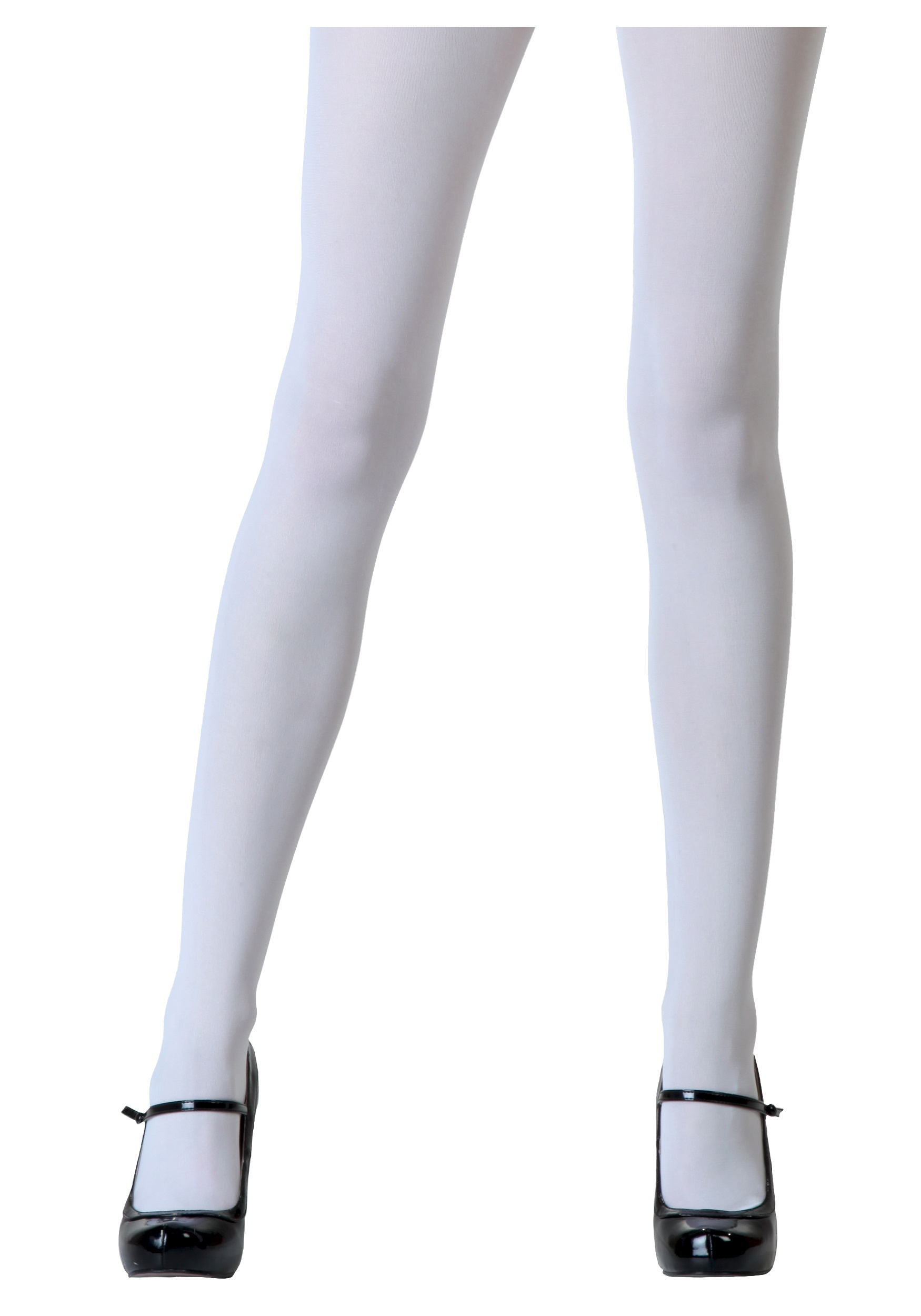 White Opaque Tights Pantyhose – Talulah Blue Costumes