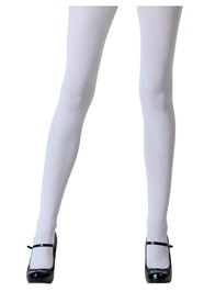 White Plus Size Tights