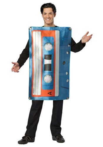 Click Here to buy Adult Cassette Tape Costume from HalloweenCostumes, CDN Funds & Shipping