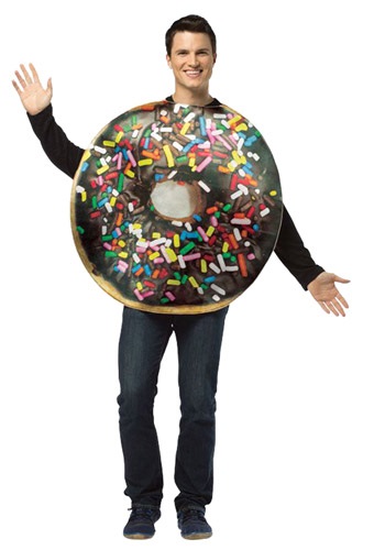 Click Here to buy Adult Get Real Doughnut Costume from HalloweenCostumes, CDN Funds & Shipping