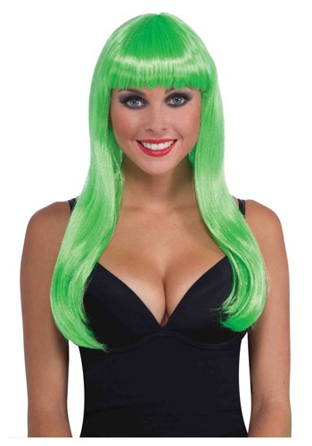 Click Here to buy Long Neon Green Wig from HalloweenCostumes, CDN Funds & Shipping