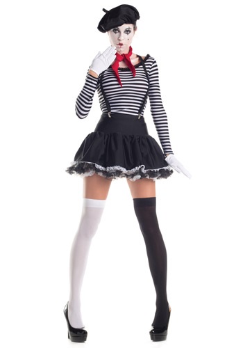 Click Here to buy Mesmerizing Mime Costume from HalloweenCostumes, CDN Funds & Shipping
