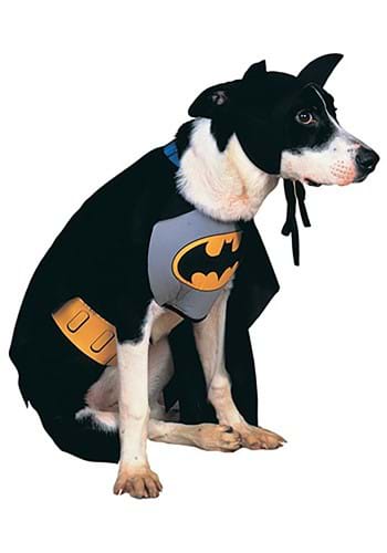 Click Here to buy Classic Batman Pet Costume | Costumes for Dogs and Cats from HalloweenCostumes, CDN Funds & Shipping