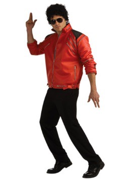 Adult Beat It Deluxe Red Zipper Jacket