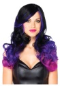 Purple and Black Faded Wig	