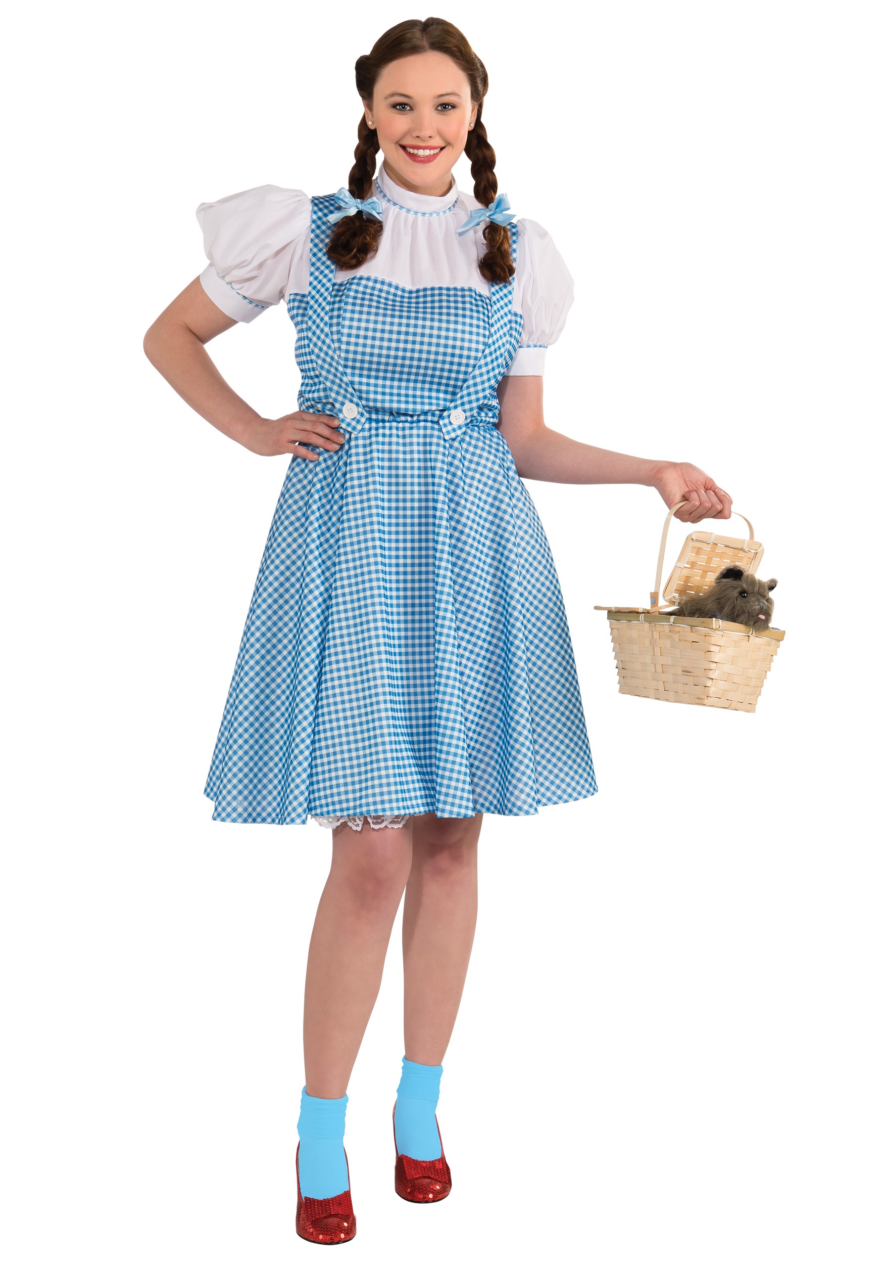 Plus Size Adult Dorothy Women's Costume , Kansas Girl Costume