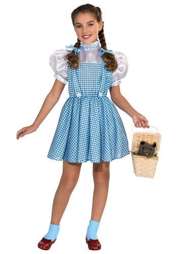 Click Here to buy Kids Wizard of Oz Dorothy Costume Dress | Movie Costumes from HalloweenCostumes, CDN Funds & Shipping