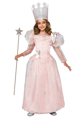 Click Here to buy Deluxe Kids Glinda the Good Witch Costume from HalloweenCostumes, CDN Funds & Shipping