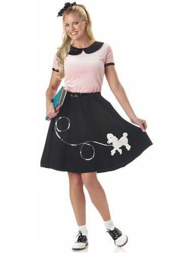 Click Here to buy Adult Sock Hop Costume from HalloweenCostumes, CDN Funds & Shipping