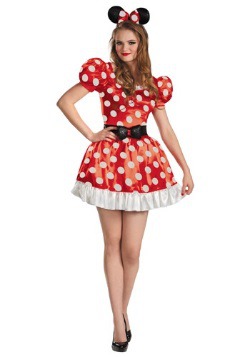 Red Minnie Classic Adult Costume