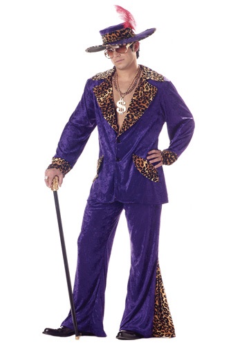 Click Here to buy Purple Pimp Costume from HalloweenCostumes, CDN Funds & Shipping